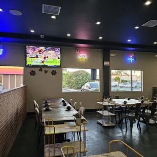 the interior of a restaurant
