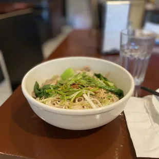 Hand Stretched Noodles in Hot and Sour Sauce