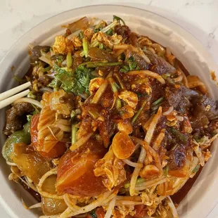 Spicy Cumin Lamb Dry Noodle