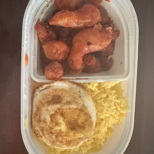 General Tsos Chicken Over Rice