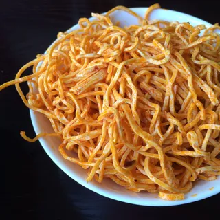 Hand-Stretched Noodles in Hot and Sour Sauce(