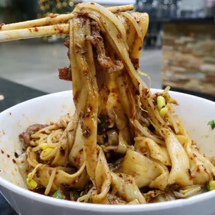 Spicy Cumin Lamb Hand-Ripped Noodles @tiffhuangry