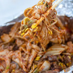 Spicy Cumin Lamb Hand-Ripped Noodles(No Soup)