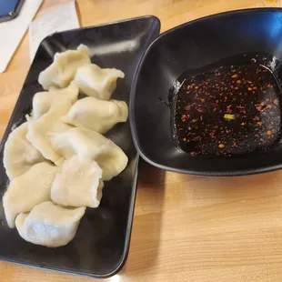 Shrimp and Chive and Pork Dumplings