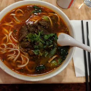 Spicy Beef Noodle Soup