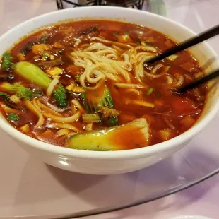 Hot Pork Sour Noodle