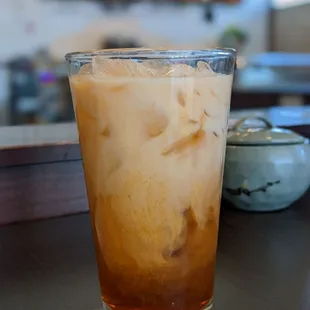 The Thai Iced Tea.