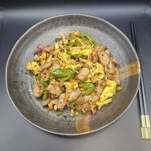 Hunan Style Scrambled Egg with Pork
