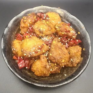 Dry Stir Fried Chicken Wing Halves