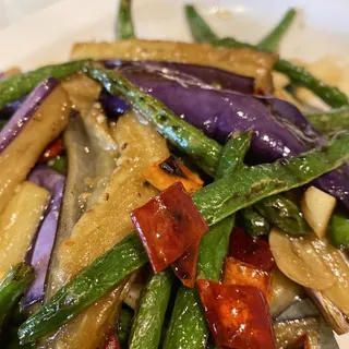 32. Long Bean with Eggplant