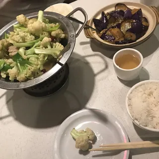 33.Eggplant with Garlic Sauce
