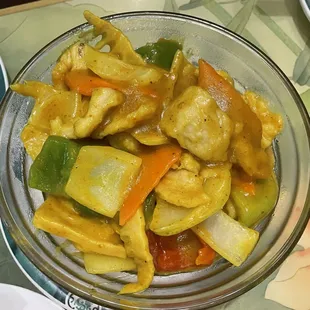 Chicken with Thai Curry Lunch