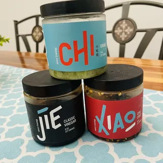 Trio of Sauces - 8 oz glass bottles