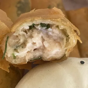 Inside my shrimp roll....