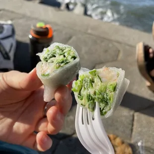 Shrimp and Chive Pocket