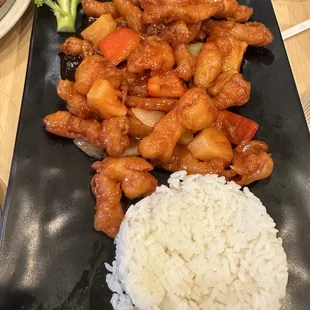 Sweet and sour chicken