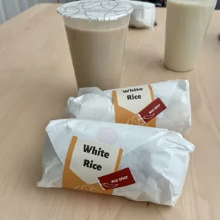 Crunchy White Rice Burrito