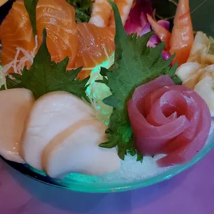 Sashimi lunch