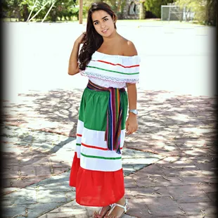 We carry many seasonal Mexican items including authentic embroidered dresses and blouses, in child to adult women's sizes.