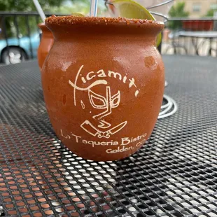 Margarita on the patio