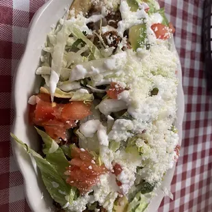 Medium Mexican Style Nachos with Meat