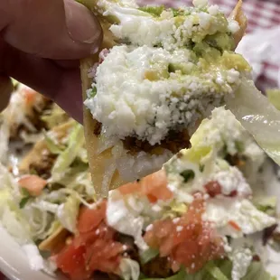 Medium Mexican Style Nachos with Meat