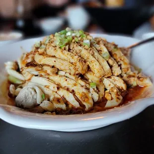 a plate of food
