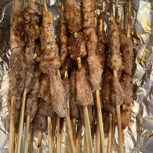 Lamb skewers