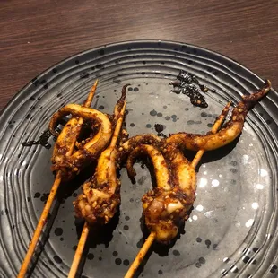 Squid Skewers