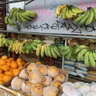 Apple bananas and fresh fruits