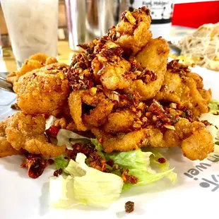 crispy mala fish