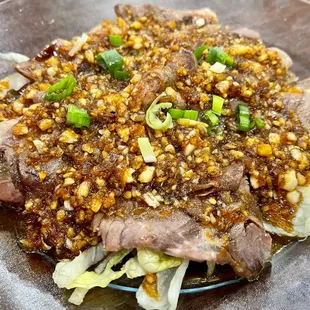 Beef Tendon In Garlic Sauce @ColumbusFoodDude