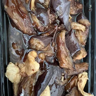 Eggplant chicken