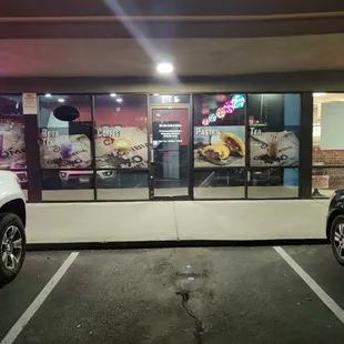 outside