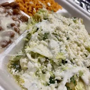 Green Chicken Enchiladas
