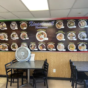 Plate examples of the menu.