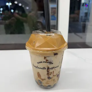 (6) Coffee Brown Sugar Boba Milk