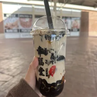 (18) Herbal Jelly Brown Sugar Milk Tea