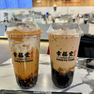 Thai boba tea &amp; Taiwanese boba tea