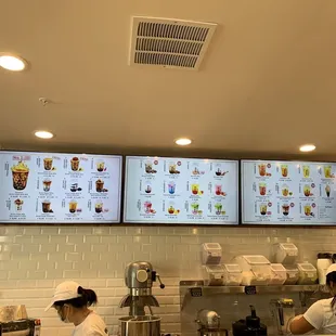 Menu (as of June 2023)
