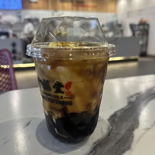 2. Gold Foil Brown Sugar Boba Milk
