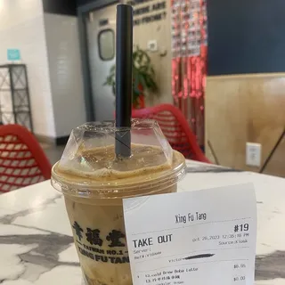 13. Cold Brew Boba Latte