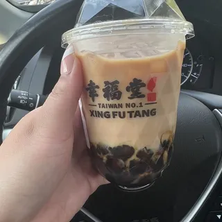 32. Earl Grey Brown Sugar Boba Latte