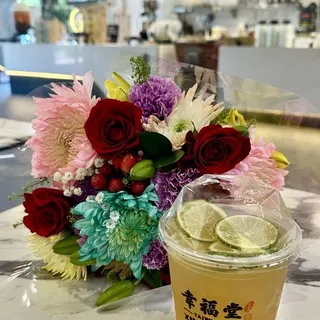 41.Aiyu & Coconut Jelly Honey Lemon Tea