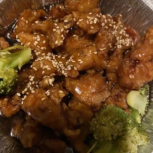 Amazing sesame chicken! Sauce was perfect!