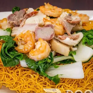a plate of food