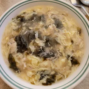 Seaweed Egg Flower Soup