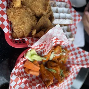 Chicken & Waffle Plate