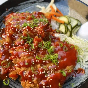 Korean friend chicken