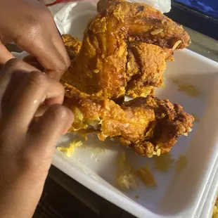 The rice I don't understand why it's yellow